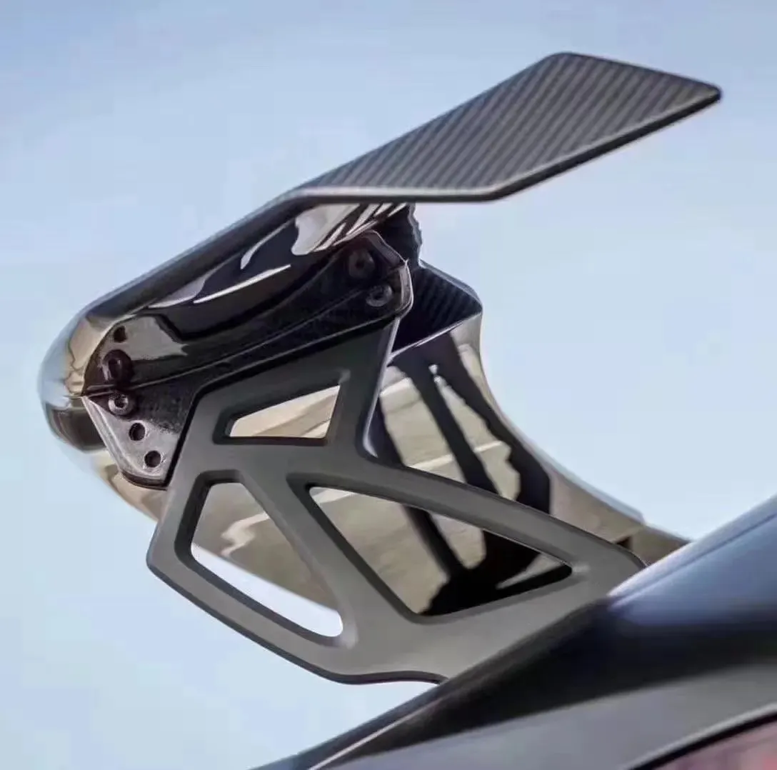 Automatic Real Carbon Fiber Sedan Universal Autos Car GT Spoiler Wing para lexus é 250 lancer 2014 skyline nissan elétrico gt r