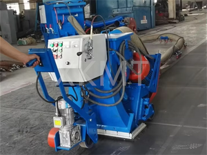 Xinke özelleştirilmiş yüksek kalite küçük taşınabilir beton 550mm yol doğrudan tahrikli Blast türbin cep kumlama makinesi - Product Image 2