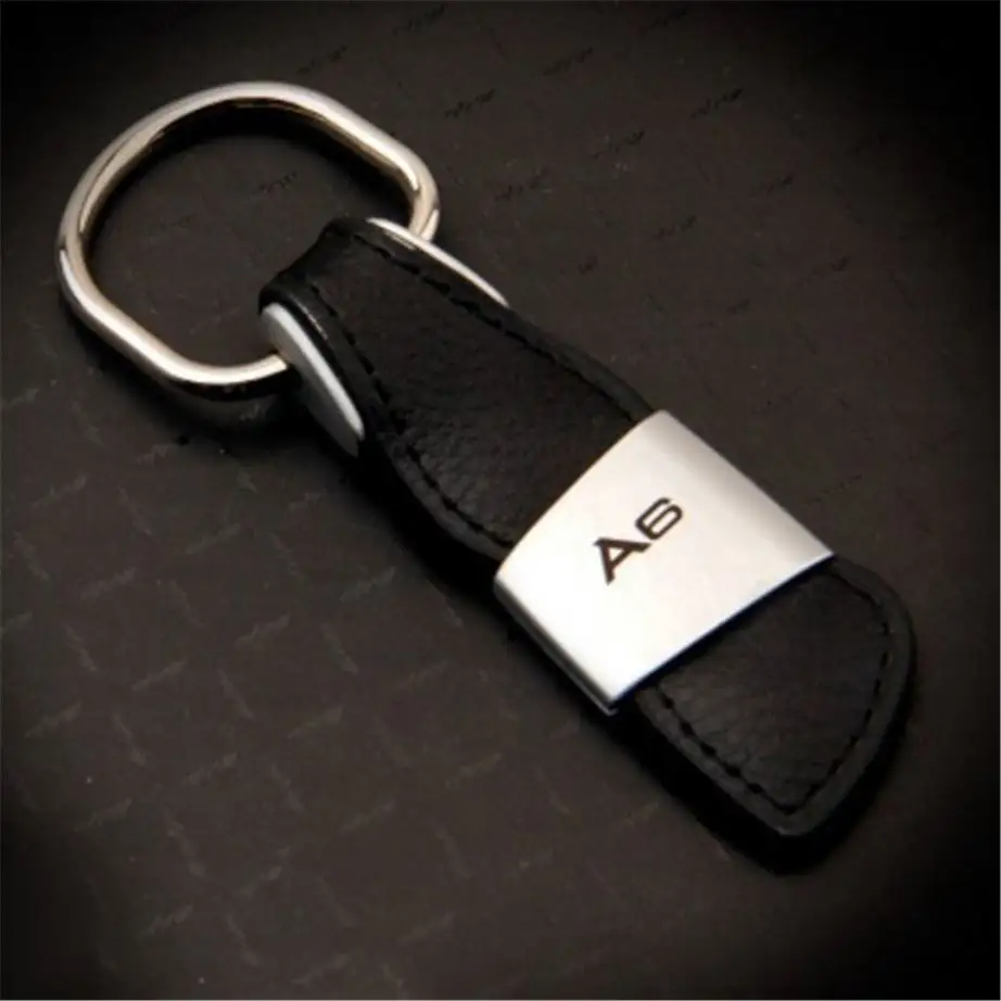 Porte-clés en cuir véritable gravé personnalisé, avec crochet ou en cuir, organisateur avec Clip tactique