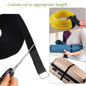 Gancho y lazo de alta calidad de 20MM, hebilla de plástico de nailon, gancho y lazo, lazo de cable ajustable, Velcroes, gancho y correa de lazo - Product Image 4