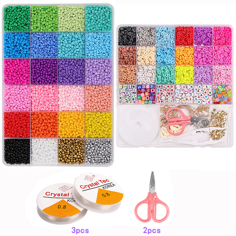 2 boites de 48 perles de riz rainbow printemps environ 14925