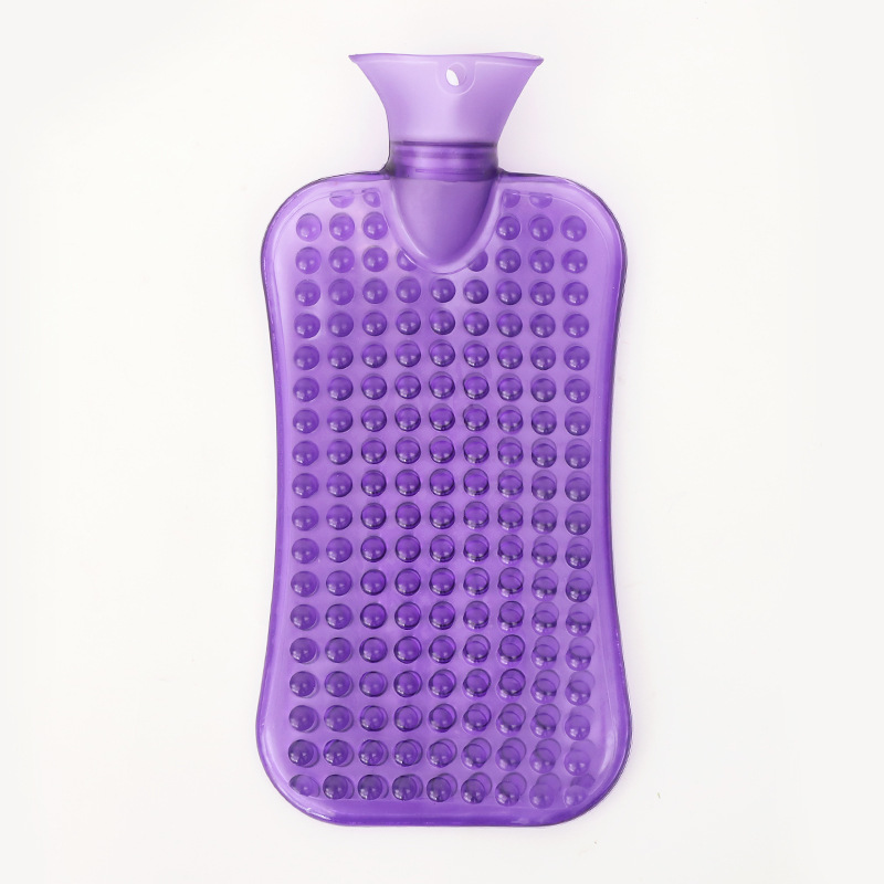 Bouillotte en PVC motif violet 2L (37x17)cm