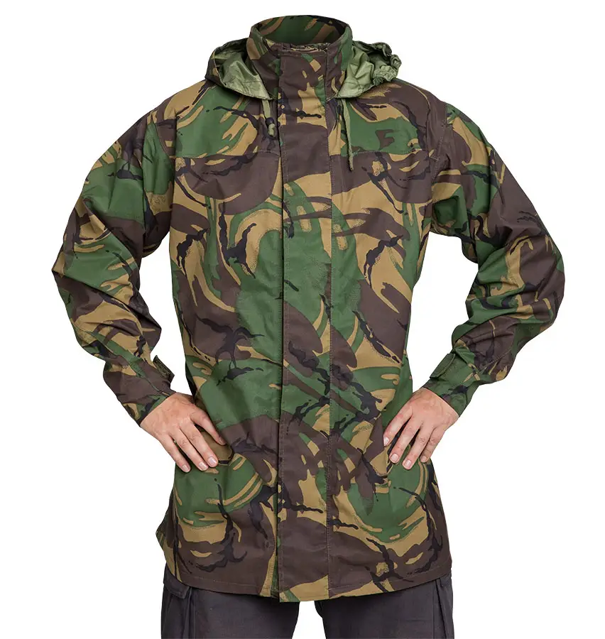 Moda classica slim fit British DPM camouflage impermeabile di alta qualità;