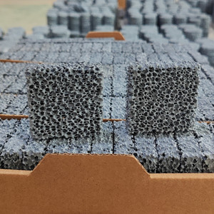 20 <strong>PPI</strong> Silicon Carbide Ceramic Foam <strong>Filter</strong> Ductile Iron Casting Custom Cutting Available Corresponding Sizes Different - Product Image 2