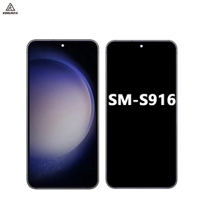S23 + จอ Super AMOLED สำหรับ Samsung Galaxy S23 PLUS, แผงหน้าจอสัมผัสประกอบ Digitizer S916W S916U S916B พร้อมกรอบ