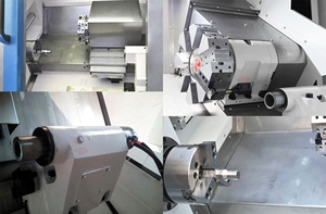Máquina de torno CNC de cama inclinada, Centro de torno de torneado de 300mm, torno CNC automático, precio de Macines Sumore - Product Image 4