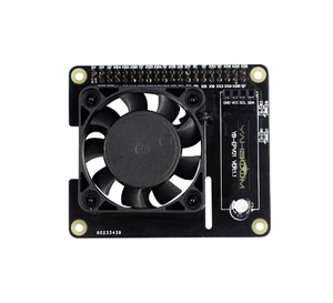 Raspberry Pi 4 ventilador de refrigeración de Control inteligente de la velocidad de expansión de RGB de sombrero con pantalla OLED para Raspberry Pi 3