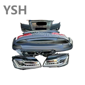איכות גבוהה עבור <span class=keywords><strong>audi</strong></span> <span class=keywords><strong>a8</strong></span> מודל ישן ל w12 חדש ערכת הגוף 11-13 שדרוג לא הרסני של 17 דגמים קל התקנה פלסטיק - Product Image 1