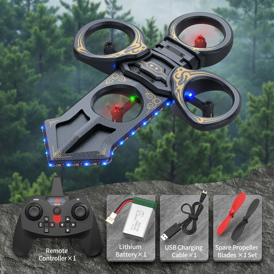 HW-L0716-Negro (con tira de luz) Control individual