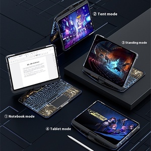 Funda protectora transparente de 4 carcasas giratoria RGB retroiluminada Control maravilloso para Air5 Pro11 pulgadas Tablet Computer - Product Image 1