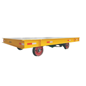 New Design 100T Heavy <strong>Load</strong> Rail Flatbed Transfer <strong>Platform</strong> With Electric Flatbed Rail Cart <strong>Material</strong> Movement Electric Railcar - Product Image 4