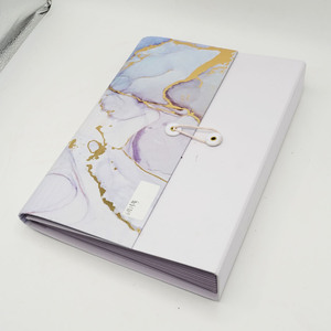 Carpeta de archivos de oficina expansible con 13 bolsillos impresos personalizados con asa para la escuela, hogar, negocios, tamaño de papel A4, tamaños compatibles con A5 A6 - Product Image 6