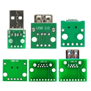 5PCS <strong>USB</strong> Male Connector / MINI MICRO <strong>USB</strong> to DIP <strong>Adapter</strong> female connector 2.54 Connector B Type-C USB2.0 3.0 Female PCB Converter - Product Image 5