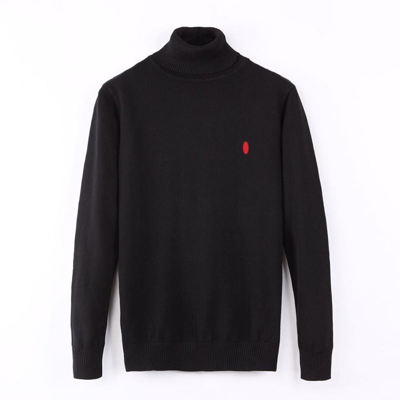 Black with red pony