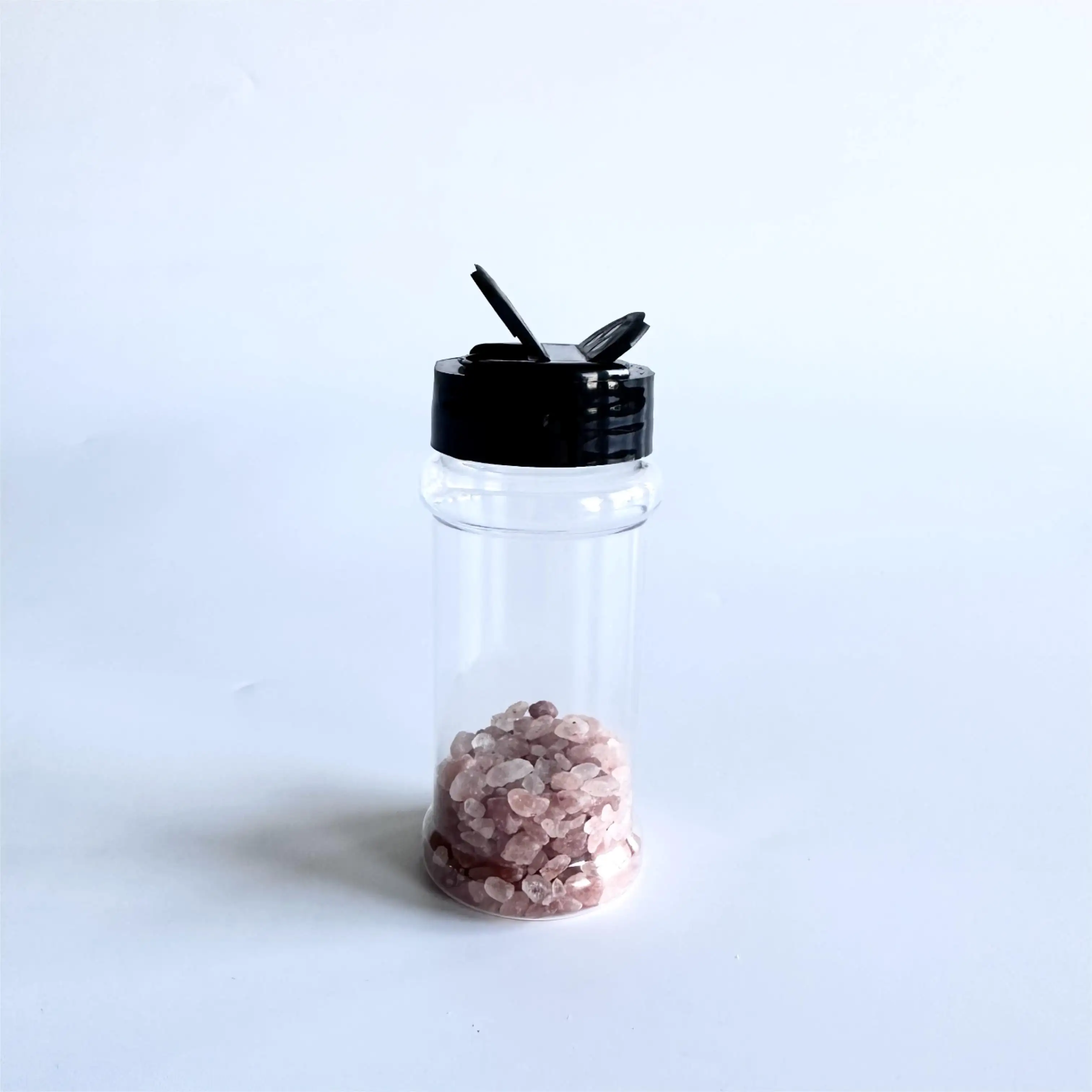 Prezzo basso 100ml di plastica spice shaker bottiglia cucina mini sale e pepiera in formato personalizzato
