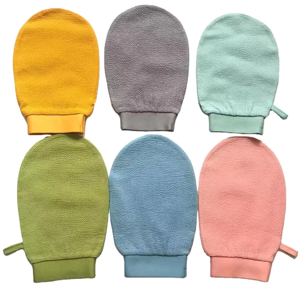 2022 Promotion Product Dead Skin Removal Spa Bathing Body Scrubber Shower Exfoliater Washcloth Bath Mitt Exfoliating Gloves