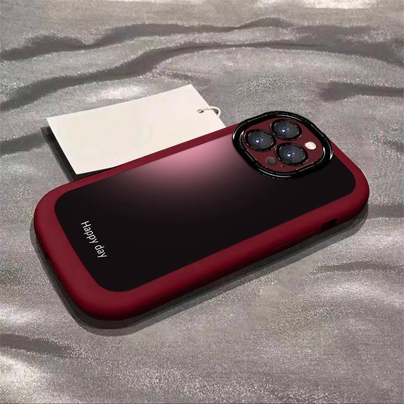 Left Gradient - Wine Red