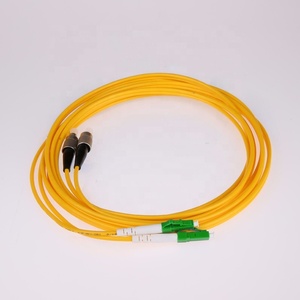 LC APC-FC UPC ดูเพล็กซ์ singlemode OS2 G652d G657a ใยแก้วนำแสงสายแพทช์12แกน CN; Zhe โทรคมนาคมสีเหลือง305M กลางแจ้ง UTP - Product Image 2