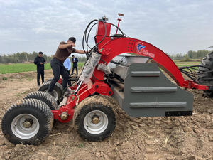 农业机械设备用工业卫星土地整平机和稻农用农用拖车