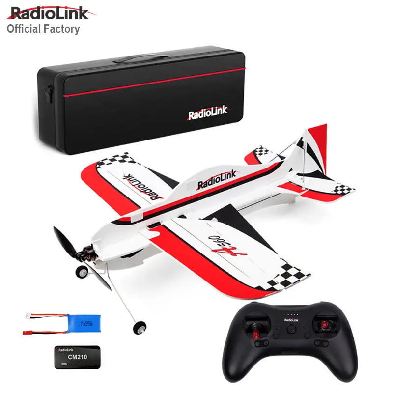 Radiolink A560 3D, 2.4GHz, Drone à aile fixe radiocommandé, avec télécommande, Distance de vol de 4KM, emballage Portable