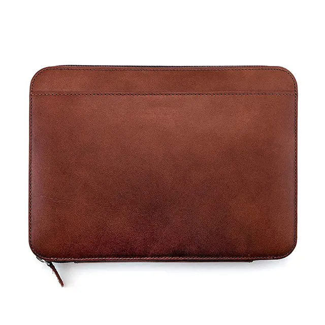 Business premium leather tablet pouch voor ipad 10.2