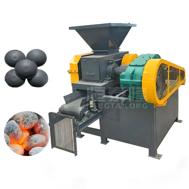 Küçük ölçekli kömür mineral topu kömür briket yapma pres makinesi fiyat