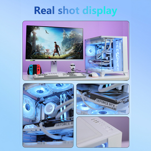 Escritorio compatible con habitación con vista al mar blanca con i5 12400F RTX 4060 tarjeta gráfica montaje DIY USO COMERCIAL fundas de ordenador Torres - Product Image 3
