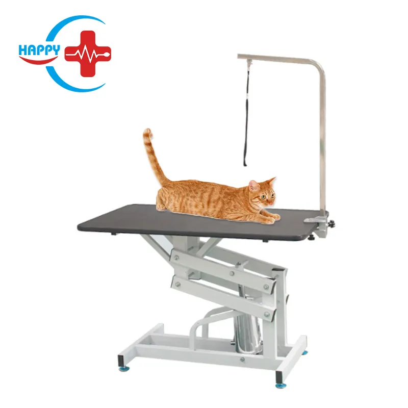 HC-R014A pour animaux à température stable Table de chirurgie vétérinaire/Table d'opération électrique en acier inoxydable