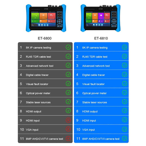 IPC 6810C闭路电视IP摄像机测试仪Wifi分析仪支持2.4G频段列表信息连接强度检测 - Product Image 2