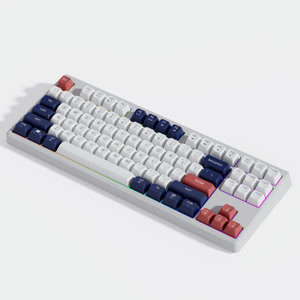 Teclado mecánico intercambiable en caliente de 87 teclas-Teclado inalámbrico RGB para juegos, diseño compacto 80% - Product Image 6