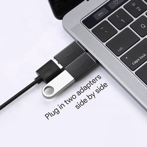 Xput OTGタイプCオス-USB3.0メスアダプターUSBC-ラップトップ携帯電話用USBアダプター - Product Image 3
