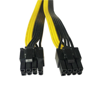 PCI-e 8pin FeMale to Dual 8Pin (6+2) Male GPU Computer Power <strong>Cable</strong> for Graphics Video Card