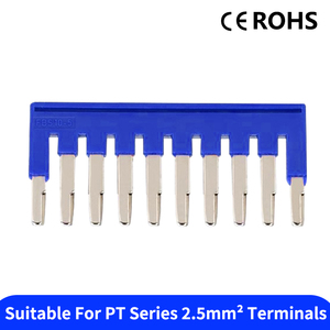 PT2.5-3L 26-12AWG 500V 20A Double-Layer Quick Wiring Wire Connector Combined <strong>Push</strong> in <strong>Spring</strong> Screwless Din Rail <strong>Terminal</strong> <strong>Block</strong> - Product Image 4
