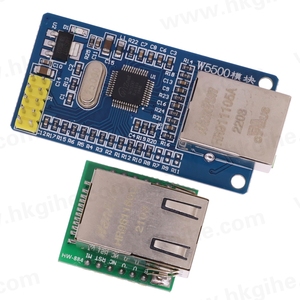卸売USR-ES1 SPIからLANW5500イーサネットネットワークモジュールハードウェアTCP/IP 51/STM32マイクロコントローラープログラムOver W5100 - Product Image 1