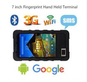 Free SDK <strong>HF</strong>-FP07 FBI Certificate Handheld Android NFC Fingerprint with Sam Chip Card <strong>Reader</strong> for Time Attendance
