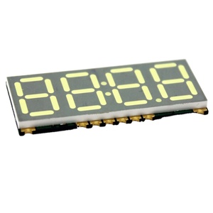 SMD 7 Segment 4-stellige 0,39-Zoll-LED-Anzeige mit weißer Uhr