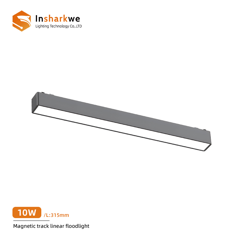 Black Linear Flood Light 10W