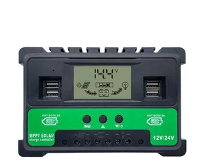 30/40/50/60/100A MPPT regolatore di carica solare Smart Display 12V 24V pannello solare automatico del caricatore regolatore con carico - Product Image 1