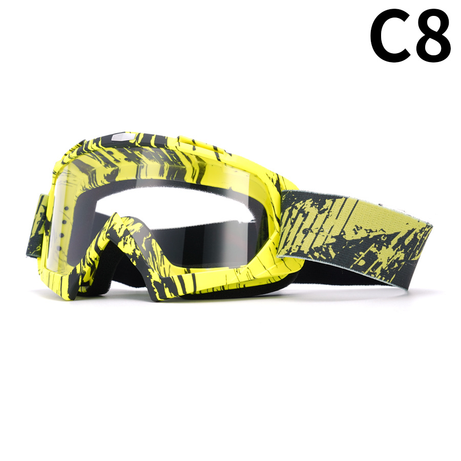 C8 amarillo transparente con mancha