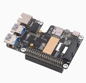 Raspberry Pi 5 PCIe to MiniPCIe scheda di espansione con porta Ethernet RJ45 Gigabit e interfaccia USB, compatibile con modulo 4G - Product Image 1