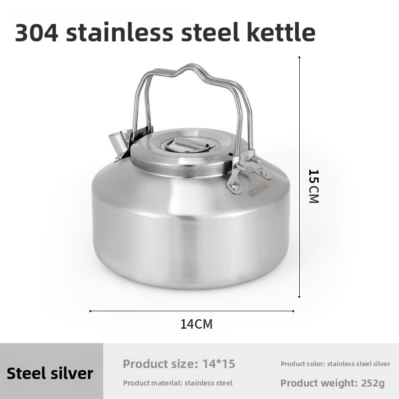 900ml Double Handle Stainless Steel Pot