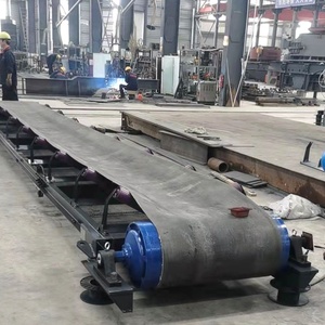 Mining Large Output Mobile Belt Conveyor, Portable Inclined Belt Conveyor Machine, Industrial Transporting Belt Conveyor