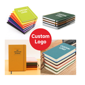 A5 A4 B5 Non datata, il College scolastico con griglia quadrata con fodera, usa la gratitudine con Logo personalizzato inciso sul taccuino - Product Image 1
