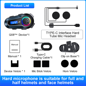 Nuovo arrivo accessori moto schermo Lcd sistema di interfono senza fili auricolare citofono per casco da bicicletta - Product Image 2