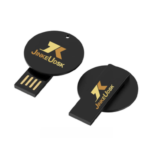 2.0 di memoria flash circolare in plastica ABS 3.0 mini regalo di promozione portatile 2 GB Card USB Flash drive - Product Image 3