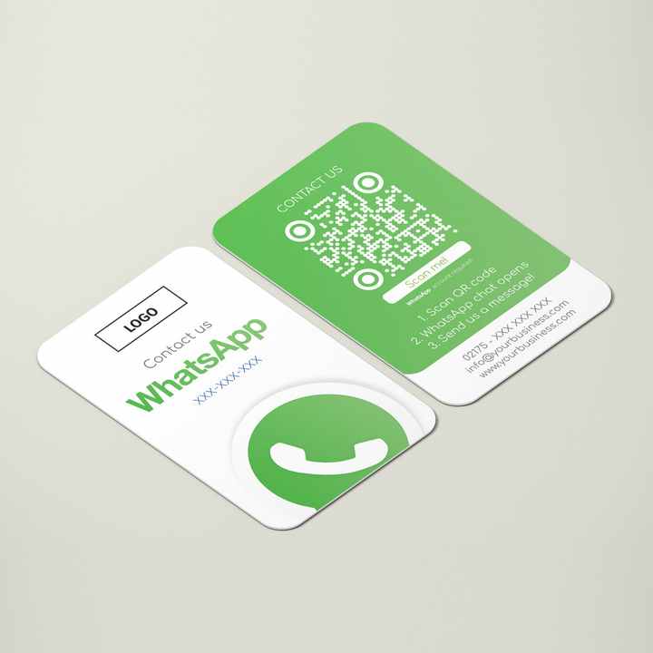 PVC personalizzato WhatsApp NFC QR Code biglietto da visita compatibile con Social Media Mini Tag impermeabile PET Ntag213 Ntag215 13.56MHz