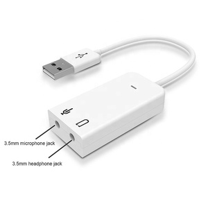 Cantell <strong>USB</strong> Interface Sound Card 7.1 Channel <strong>Audio</strong> Interface Plug and Play <strong>USB</strong> Sound Card Cable - Product Image 2