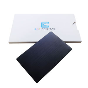 CKTRFID คีย์การ์ดโรงแรมแบบกำหนดเอง,Iso14443a 13.56Mhz ชิป Rfid แบบไร้สัมผัสสีดำขัดเงานามบัตร Nfc - Product Image 2