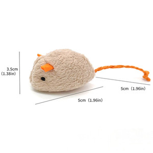 Mouse Catnip Cat Toy, juego de ratón de peluche para gatos, juguete interactivo Catch Play Mouse - Product Image 5