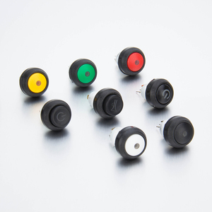 Pulsante wireless on off pulsante illuminato led HL12C 12mm pulsante in plastica - Product Image 3